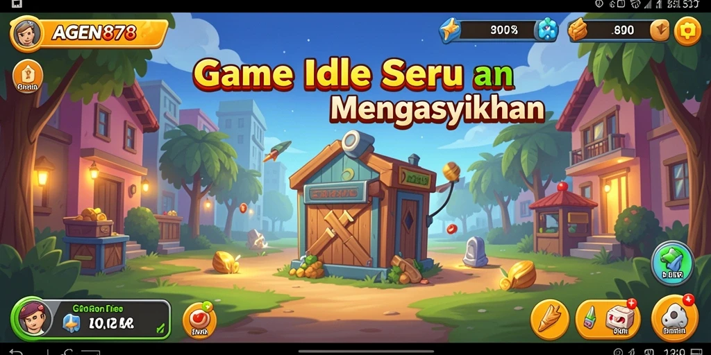 Tampilan gameplay AGEN878 yang seru dan penuh warna.