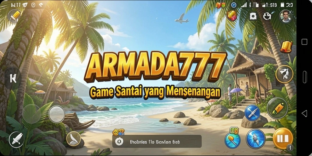 Tampilan gameplay menarik dari ARMADA777 yang penuh warna.