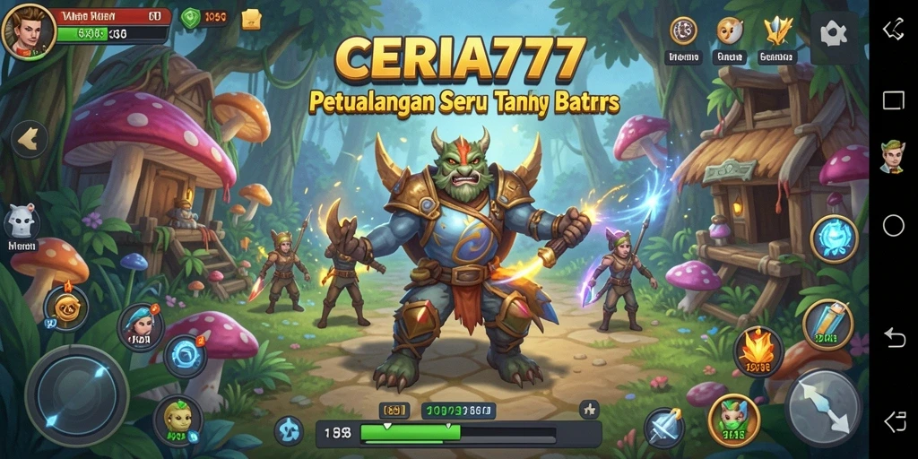 Tangkapan layar CERIA777 menampilkan aksi seru dalam petualangan.