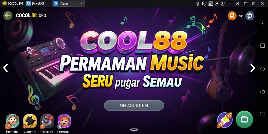 Tampilan gameplay COCOL88 menampilkan pemain menikmati tantangan musik.