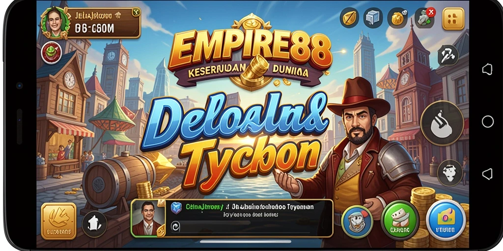 Gameplay seru EMPIRE88 yang melibatkan manajemen bisnis.