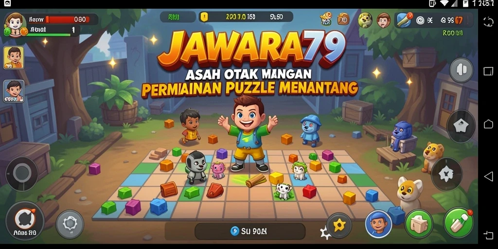Gameplay puzzle seru dengan tantangan menarik di JAWARA79.