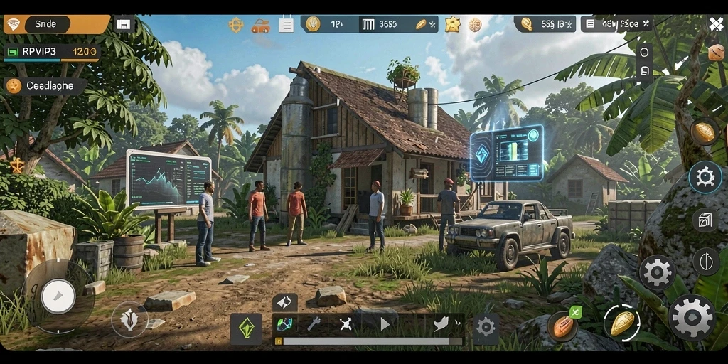 Tampilan gameplay menarik dari RPVIP3 yang menunjukkan interaksi karakter.