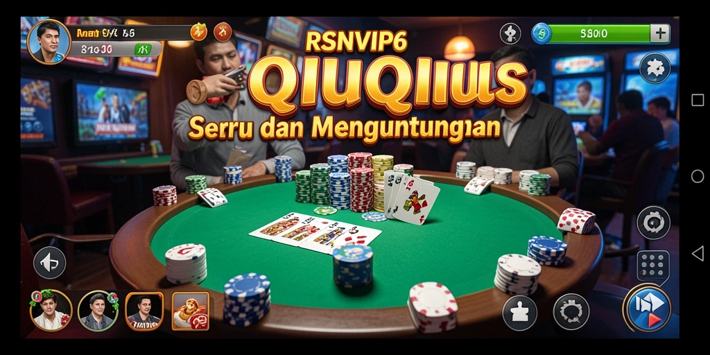 Tampilan menarik dari gameplay QiuQiu RSNVIP6.