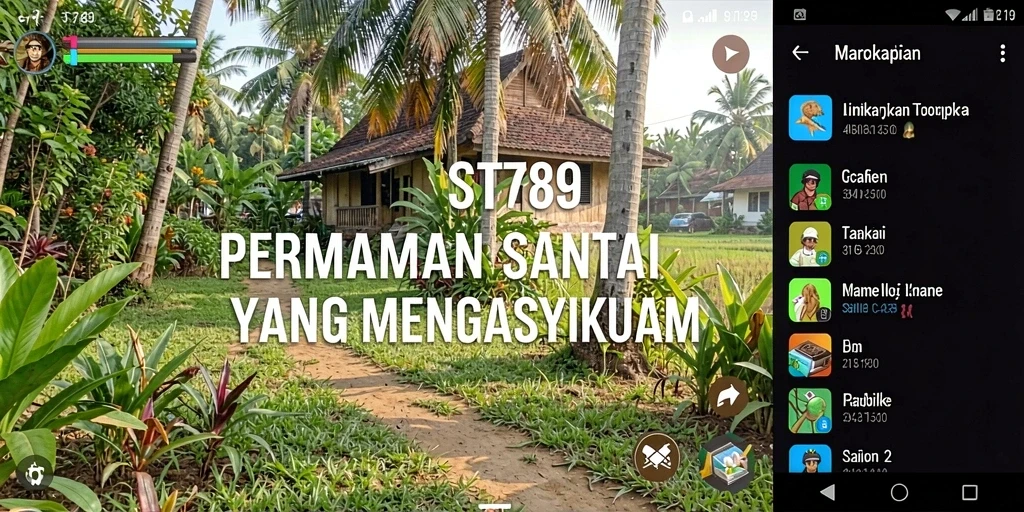 Screenshot utama ST789 menampilkan gameplay yang menyenangkan dan interaktif.