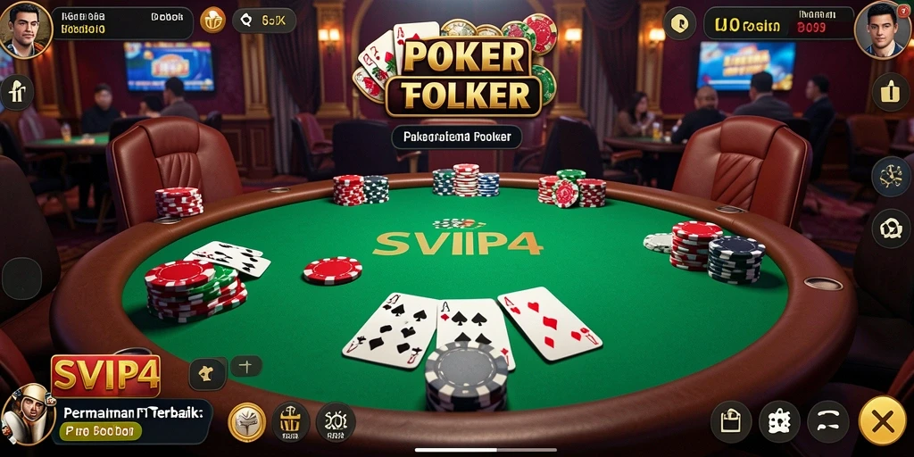 Gameplay Poker yang seru dan menantang di SVIP4.