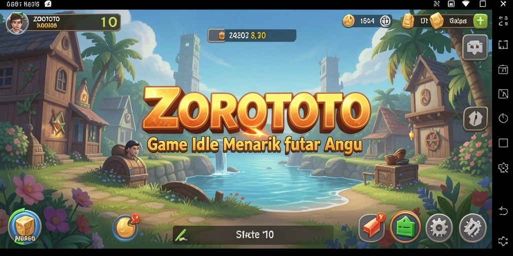 Gameplay ZOROTOTO yang mengasyikkan dengan elemen idle.